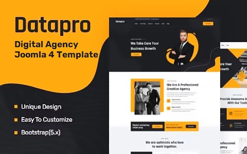 Datapro - Creative Agency Joomla 5 & 6 TemplateNo No support Regular License